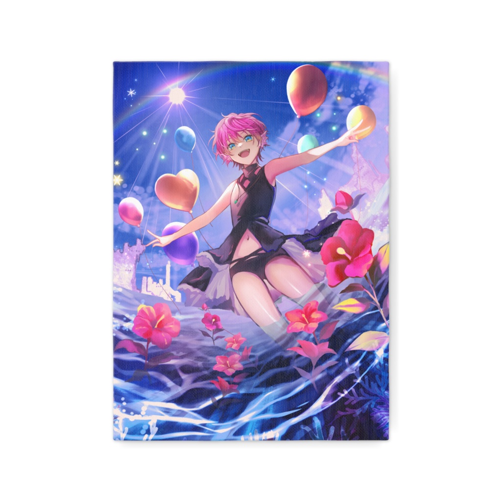 SunGoオリジナル Coral キャンバスアートF4