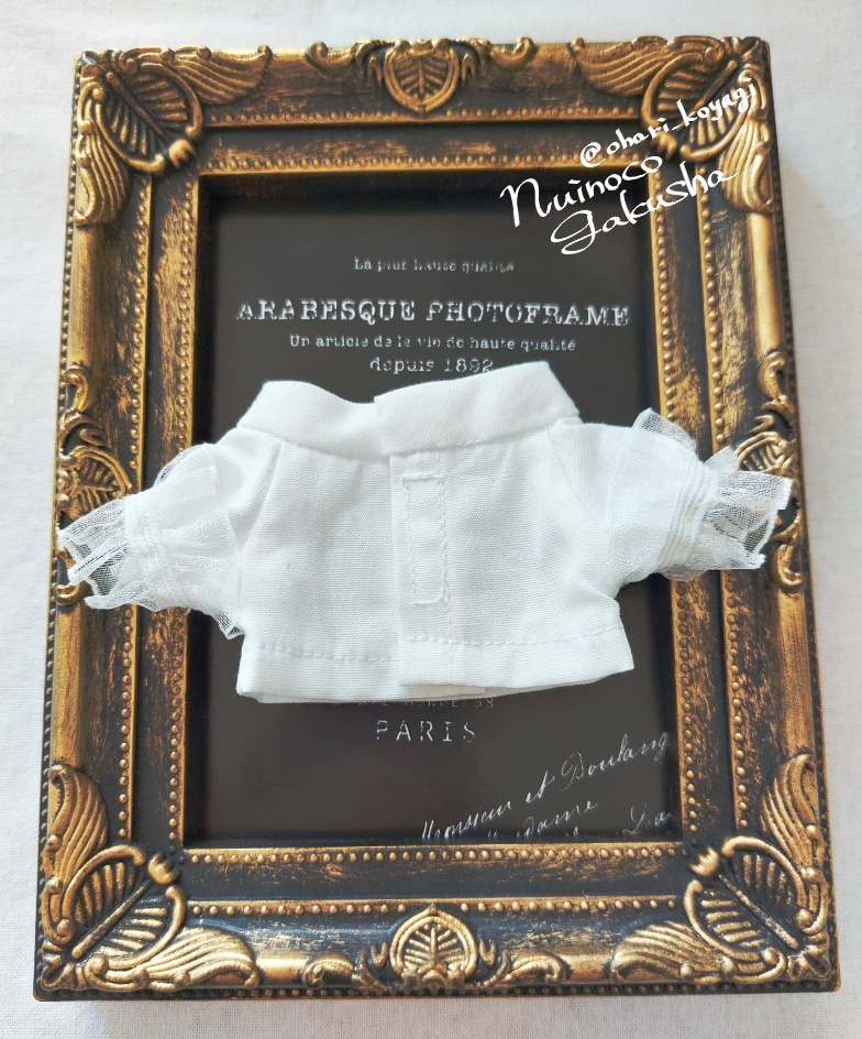 【14cm/16cm兼用】ゴシック風ブラウス