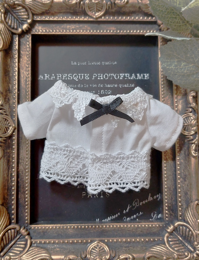 【14cm/16cm兼用】朝露の薔薇ブラウス