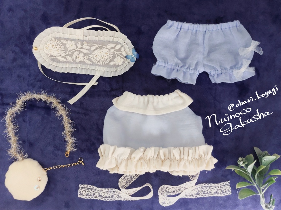 【20cm】お月様ナイトウェアセット