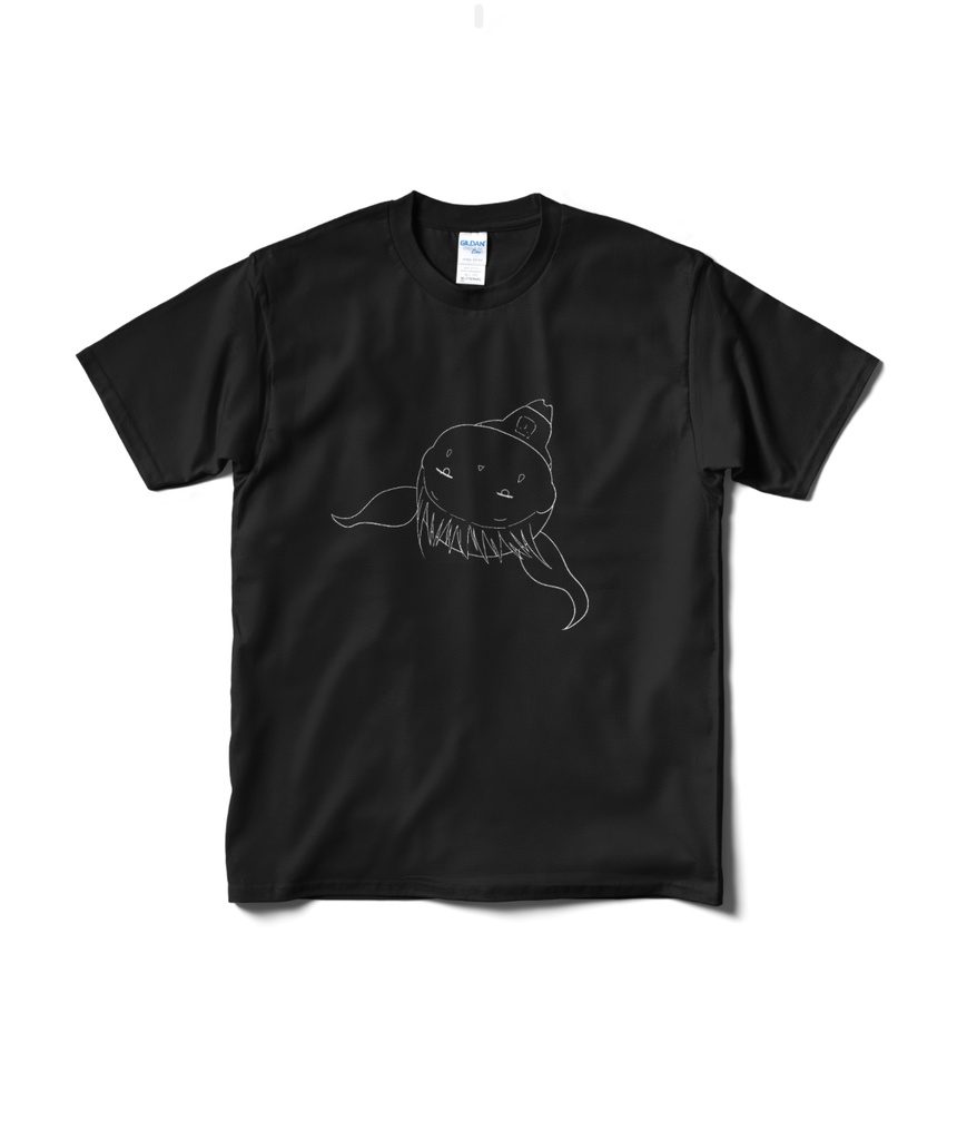 虚ねむ。Tシャツ(ホワイト,ブラック)