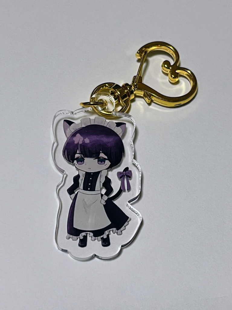 【メイド博】アクリルキーホルダー（藤）