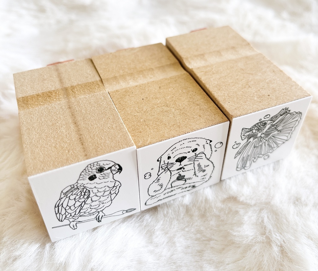 動物スタンプ【ムフムフ会秋新作】