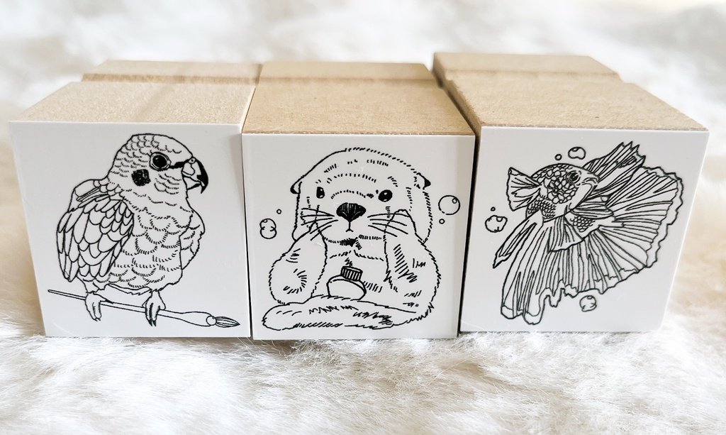 動物スタンプ【ムフムフ会秋新作】