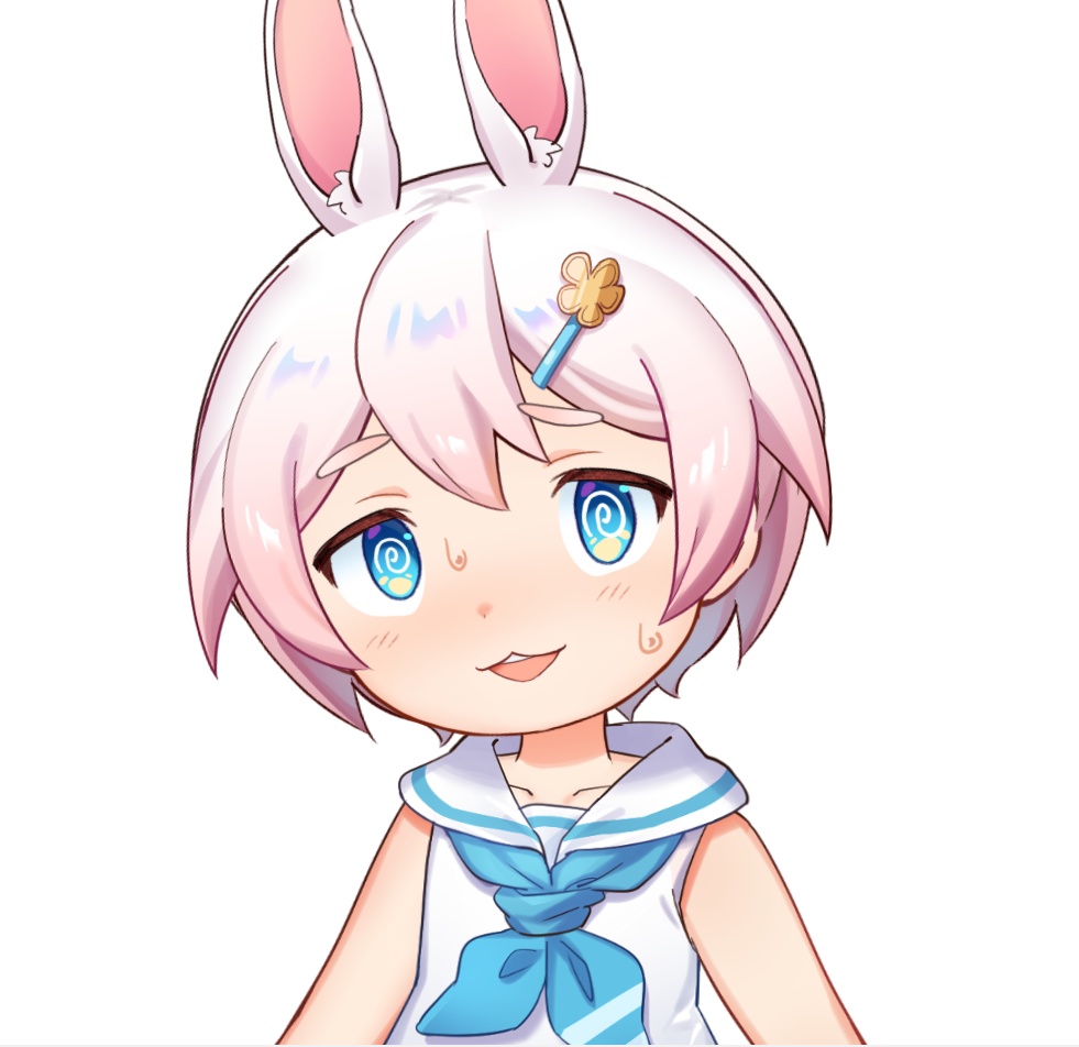 【汎用Live2dモデル】海辺のうさぎくん