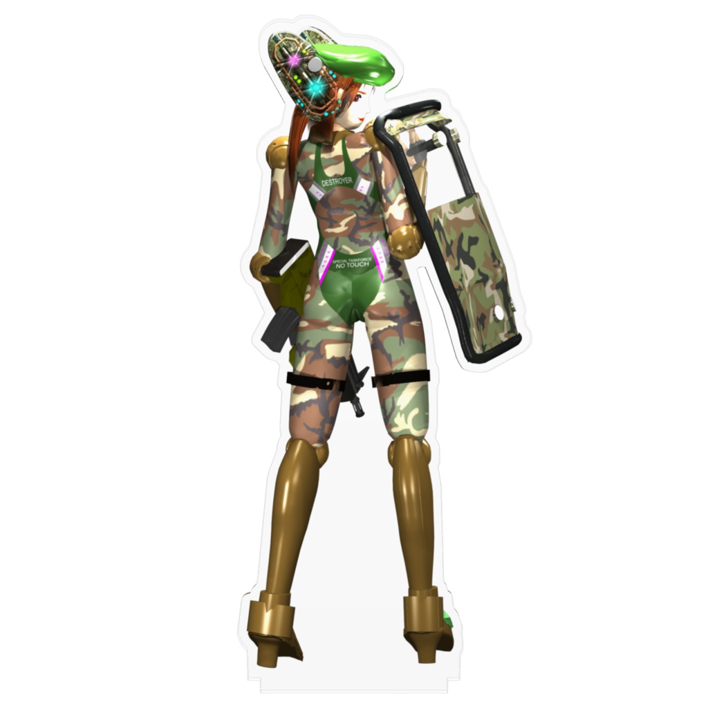 香椎1尉立ち姿アクリルフィギュア