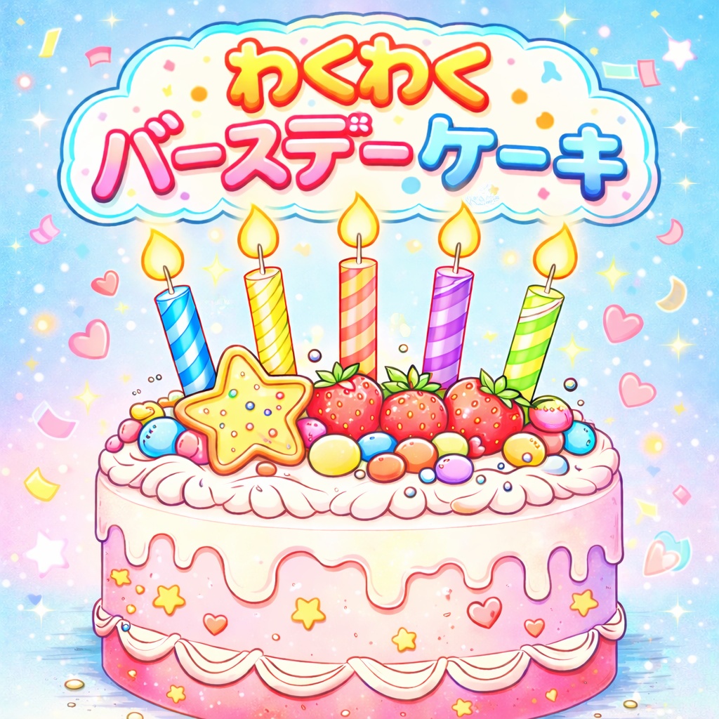 わくわくバースデーケーキ