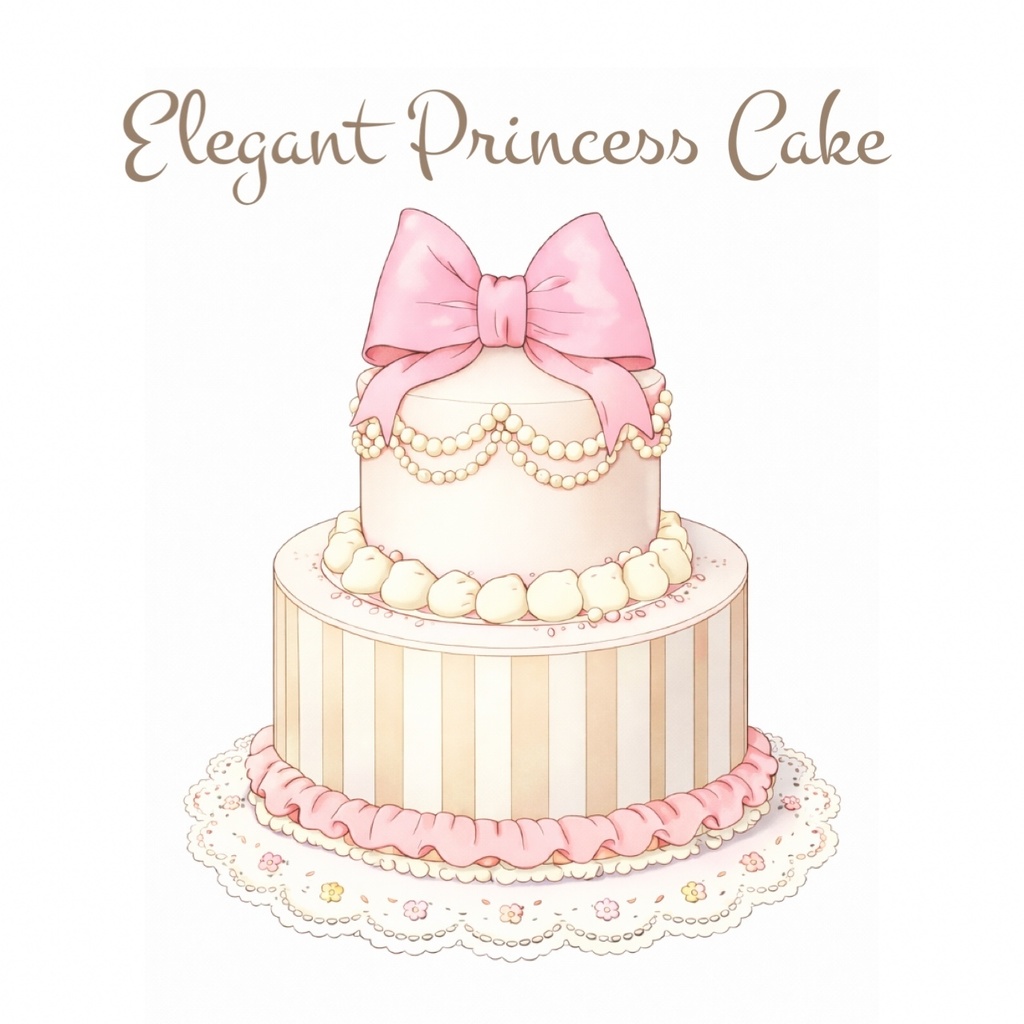 Elegant Princess Cake