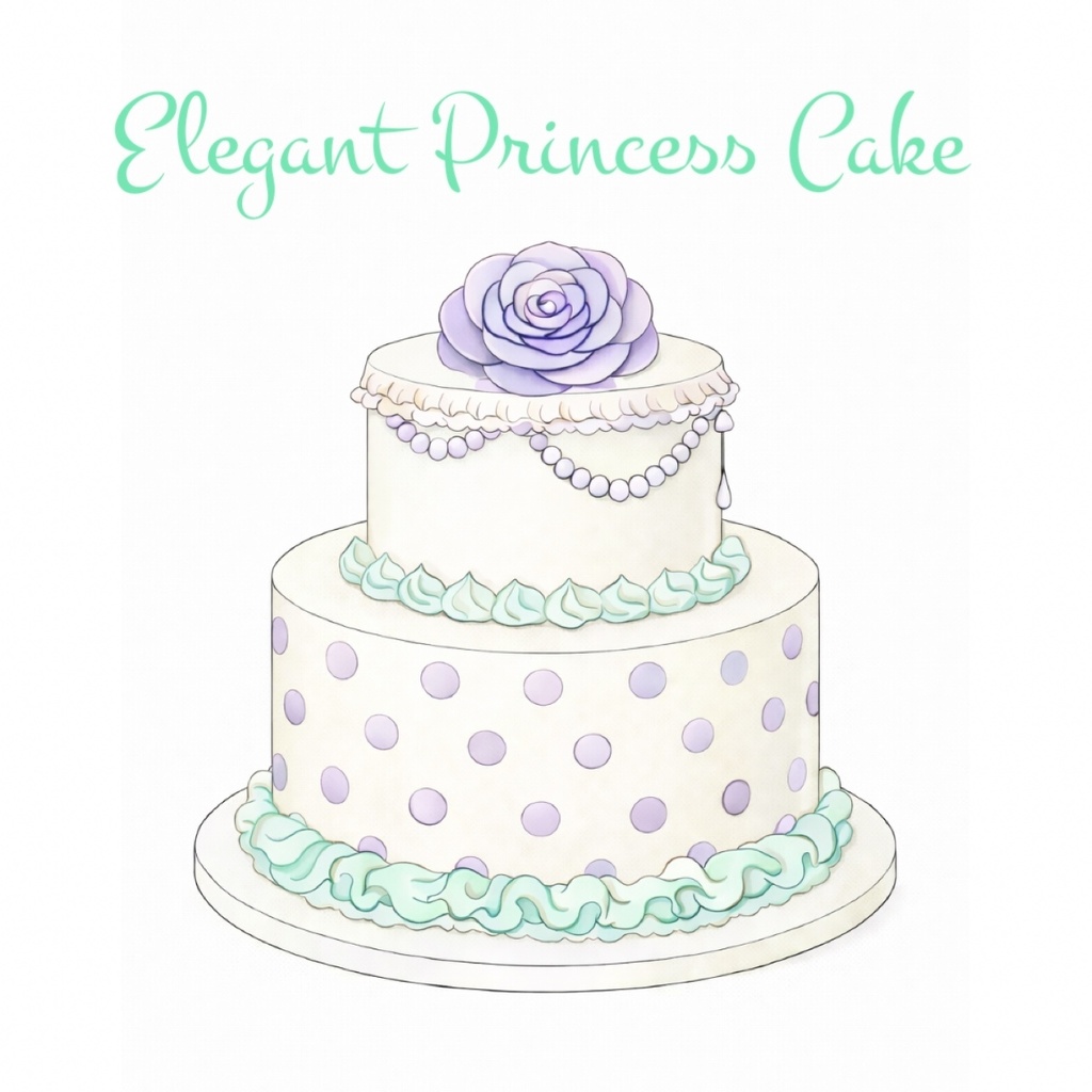 Elegant Princess Cake