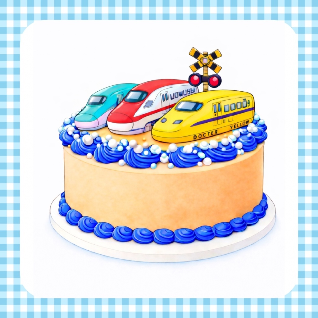 新幹線ケーキ
