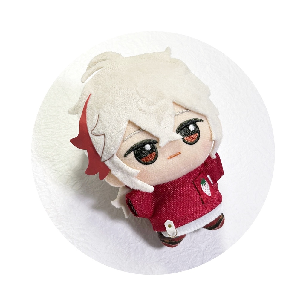 ちびぐるみ用いちごトップス+つけ裾付き