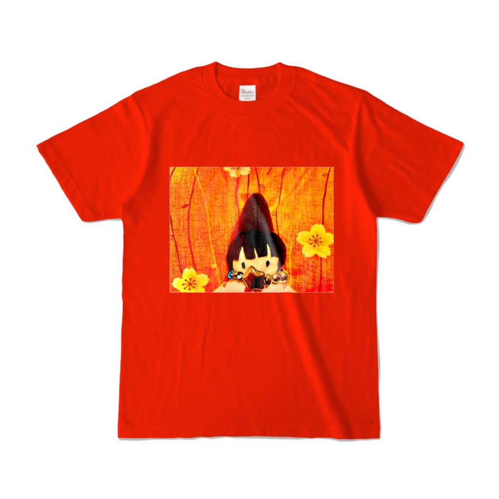 ぬいはちTシャツ-赤