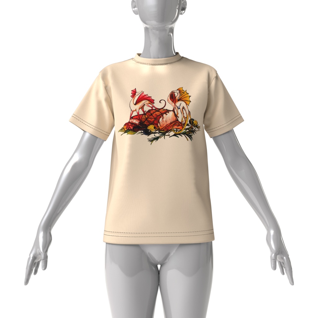 ハム・パーティ(ビッグシルエットTシャツ)