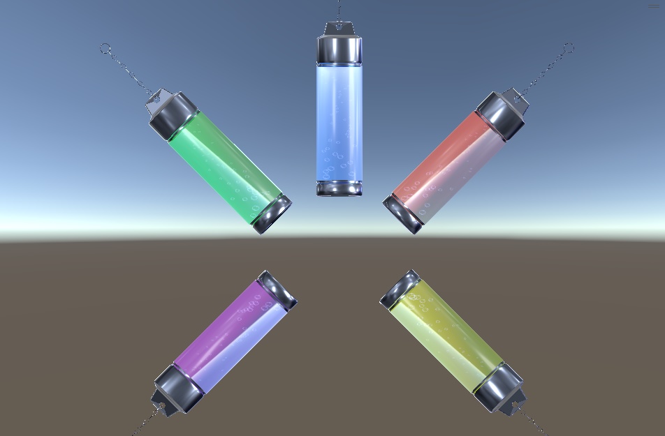 汎用アクセサリ【FizzyArcanePhial】(フィジィアルケーンフィアル)【5色セット】