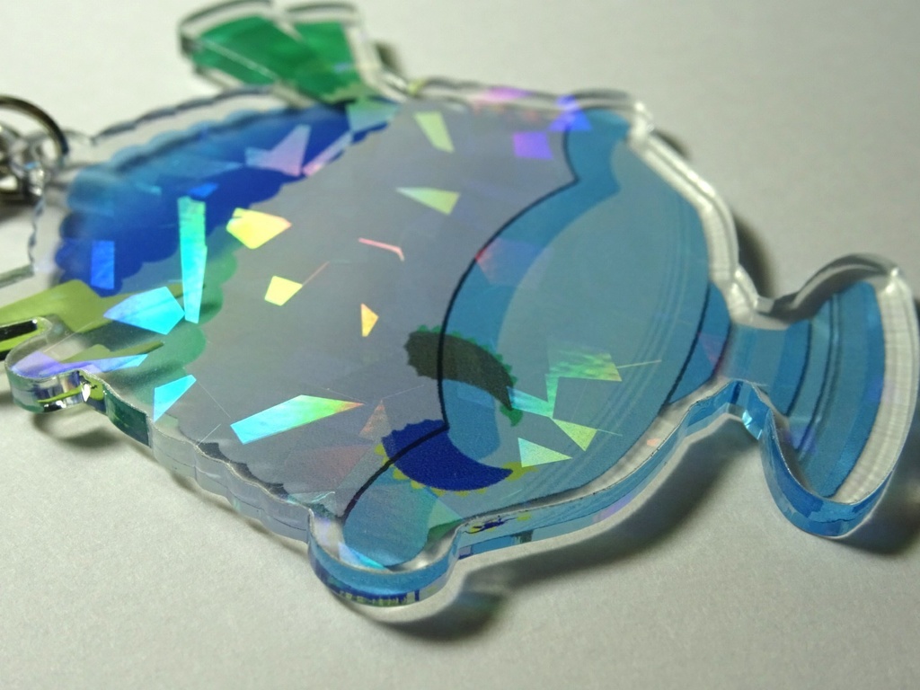 ちっちゃい双竜のかき氷アクリルキーホルダー