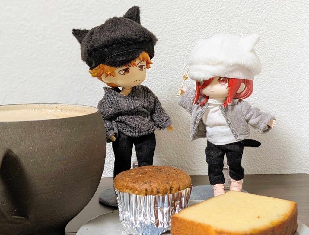 [ねんどーる]ふわもこネコミミキャップ