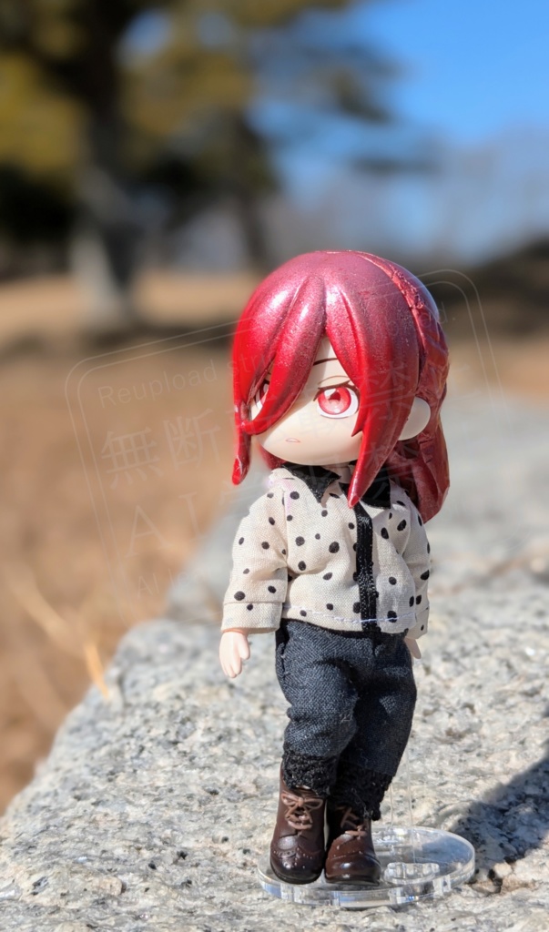 モノクロドットシャツ [ねんどろいどどーる]