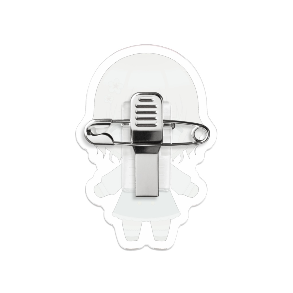 ponめる アクリルバッジ