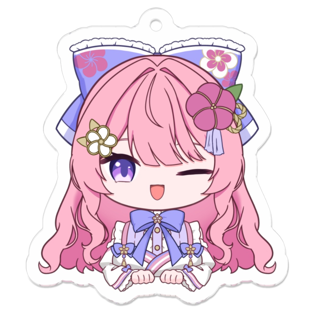紫桃めるSDアクキー