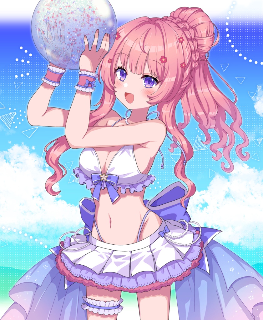 紫桃めるメガネ拭き