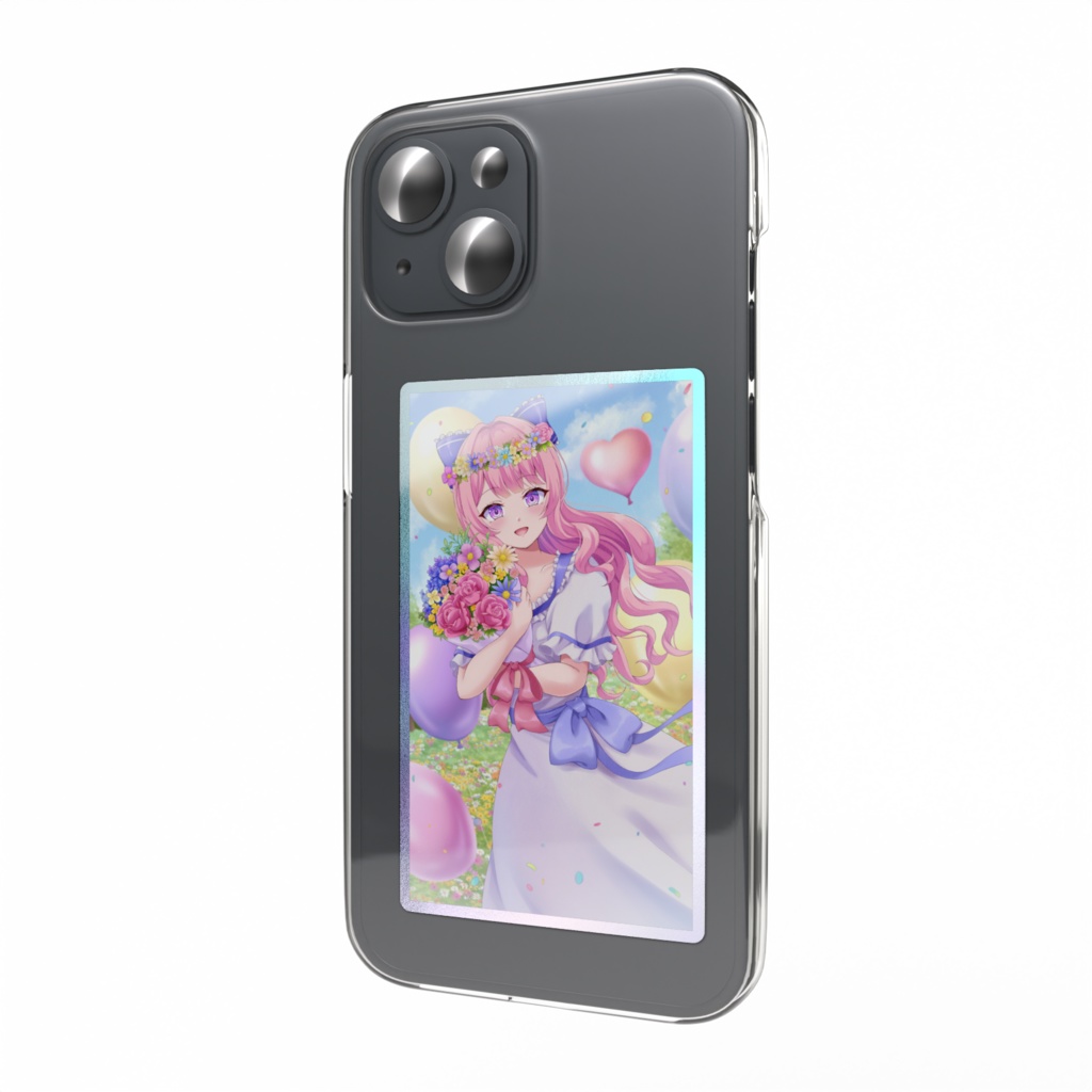 2周年記念スマホステッカー