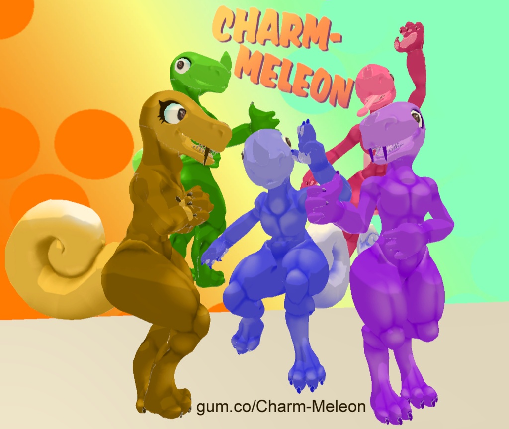 Charm-Meleon Avatar (VRChat SDK3)