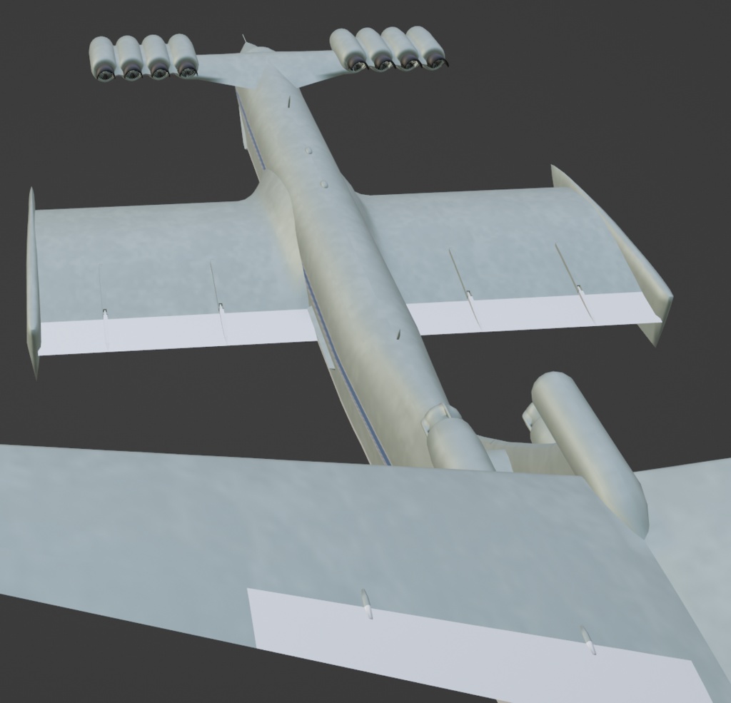 【VRChat】エクラノプラン『蛟』級(Static)(インテリア用)