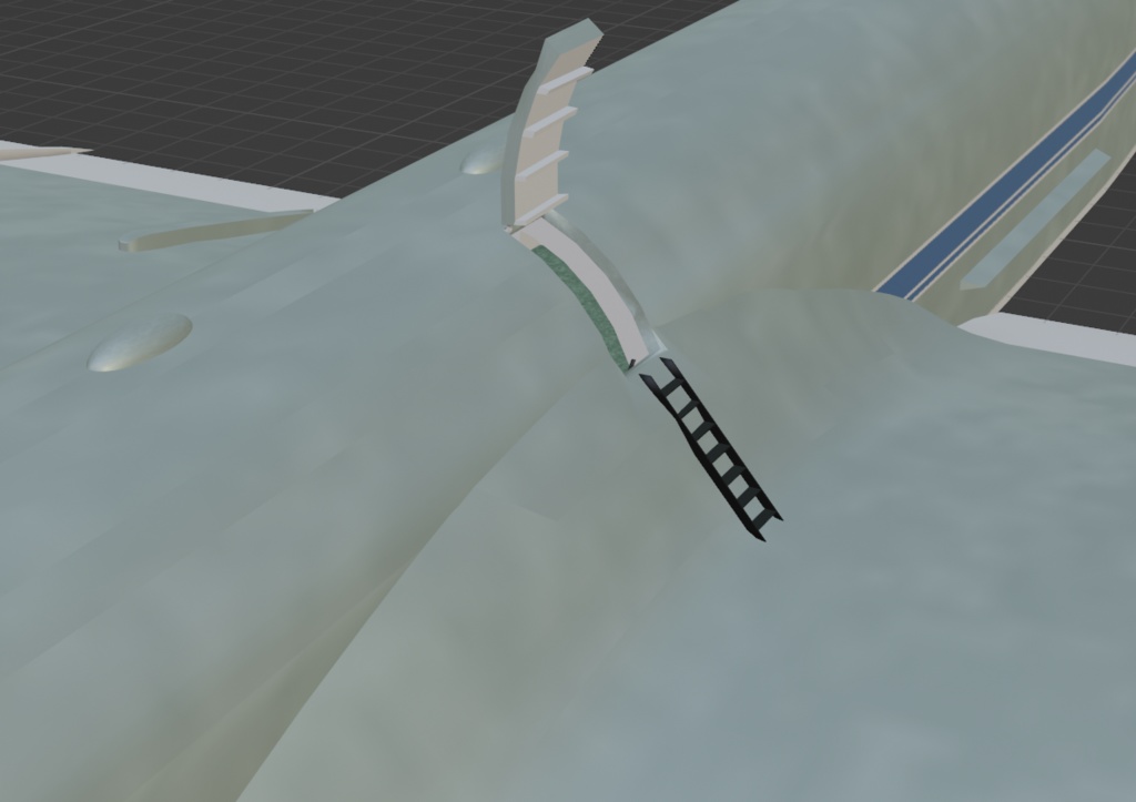 【VRChat】エクラノプラン『蛟』級(Static)(インテリア用)