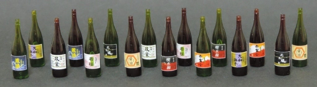 1/12 一升瓶 16本セット ミニチュア