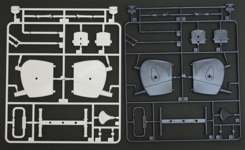 1/12 エアロバイク(ホワイト・ダークグレー2色セット) プラモデル
