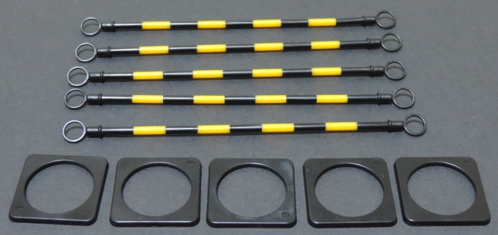 1/12 コーンバー+ウェイト+シール(斜め)5セット プラモデル