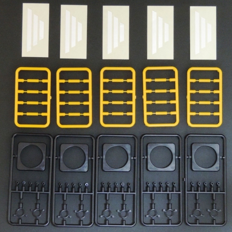 1/12 コーンバー+ウェイト+シール(斜め)5セット プラモデル