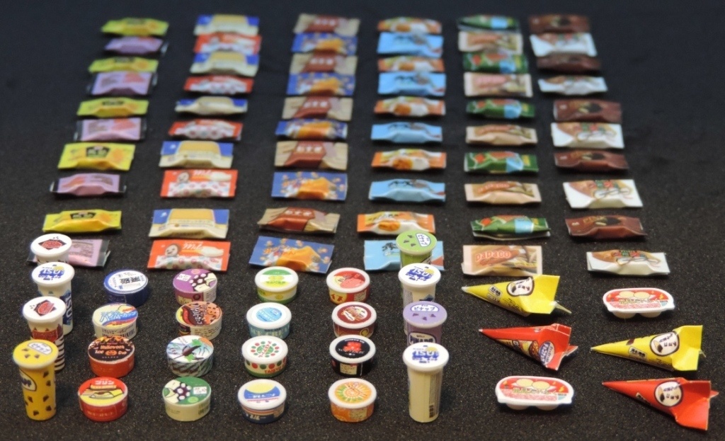 1/12 アイスクリーム(90個セット) ミニチュア 製作キット