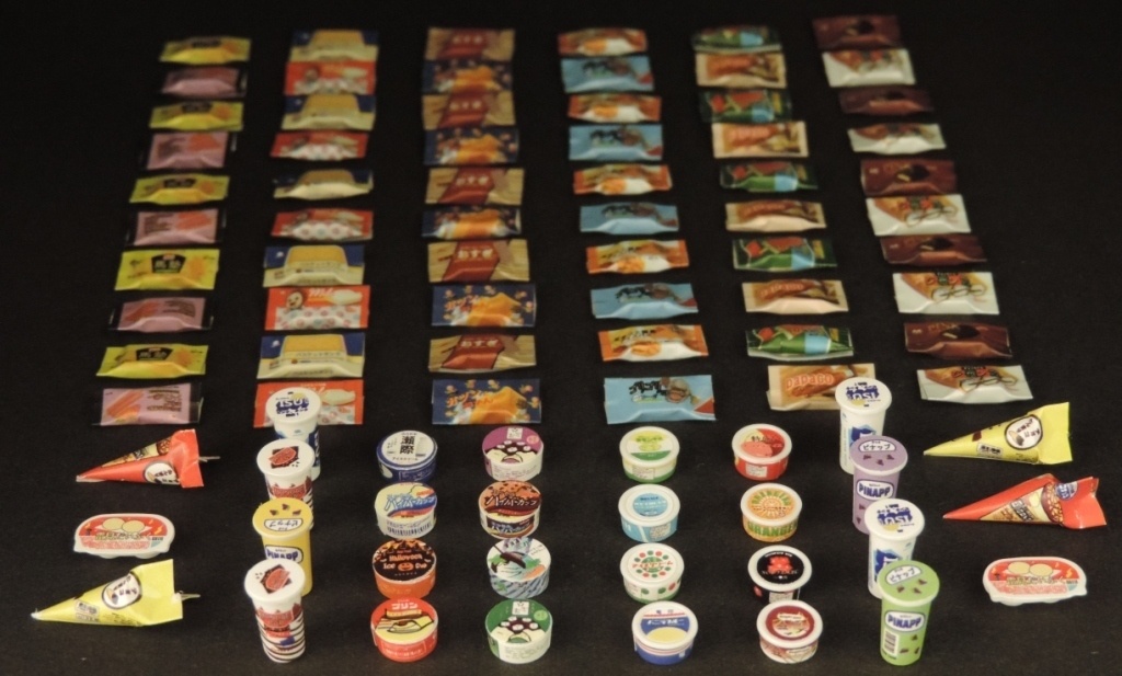 1/12 アイスクリーム(90個セット) ミニチュア 製作キット