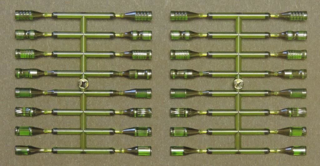 1/12 飲料瓶 32本セット(8種類×4本) 緑色