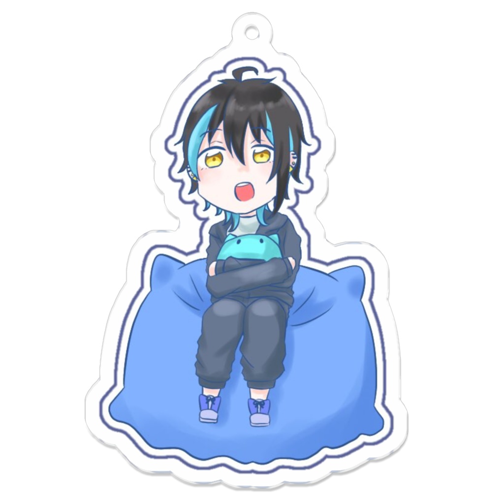 ちーちゃんのめんだこムギュっとアクキー