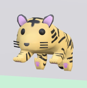 【3Dモデル】トラ