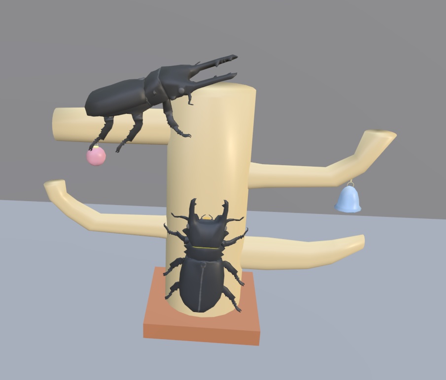 【VRChat】ダールマンツヤ クワガタ【3Dモデル】Vo._07_