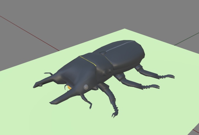 【VRChat】ダールマンツヤ クワガタ【3Dモデル】Vo._07_