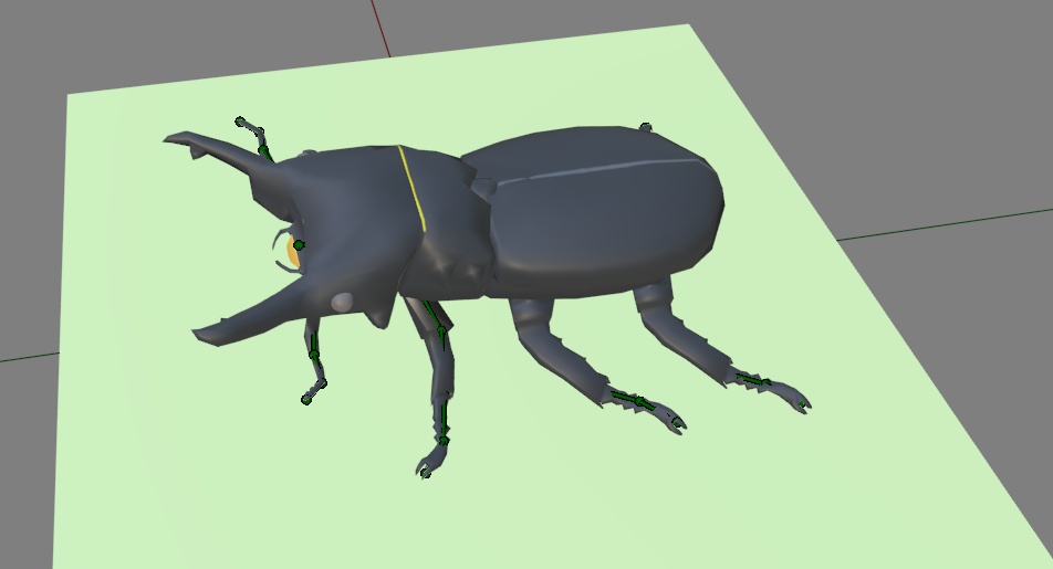 【VRChat】ダールマンツヤ クワガタ【3Dモデル】Vo._07_