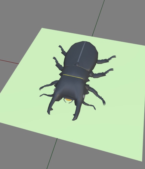 【VRChat】ダールマンツヤ クワガタ【3Dモデル】Vo._07_