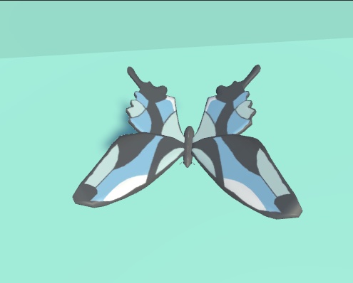 【VRChat】チョウチョ【3Dモデル】