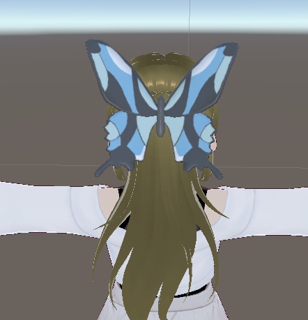 【VRChat】チョウチョ【3Dモデル】