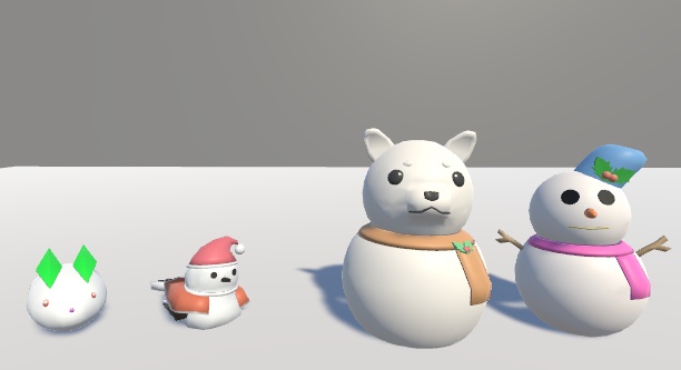 【VRChat】柴犬 ゆきだるま