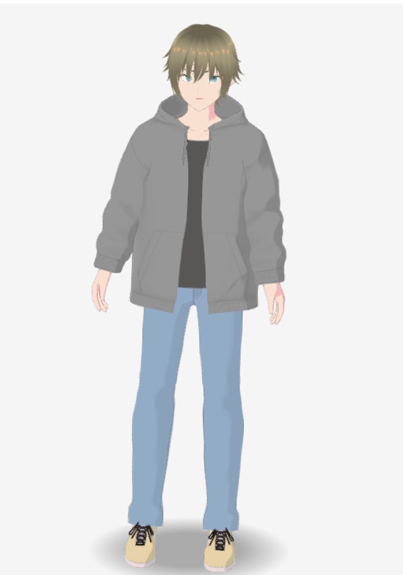 【VRoid】アキラ【3Dモデル】