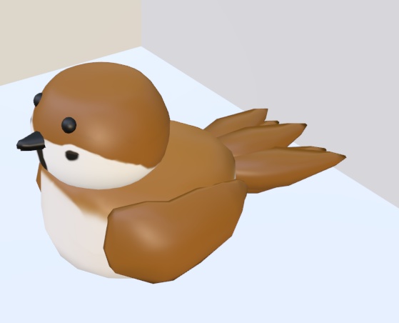 【3Dモデル】スズメ【VRChat】