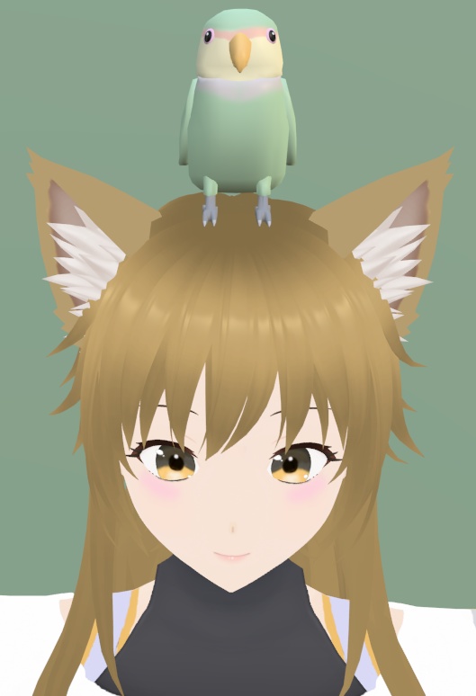 【VRChat】コザクラインコ【3Dモデル】