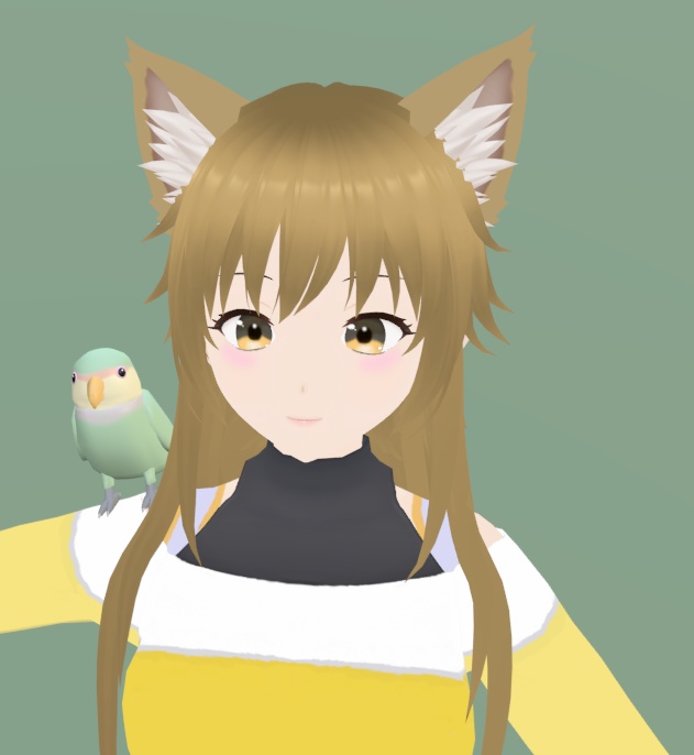 【VRChat】コザクラインコ【3Dモデル】