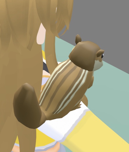 【VRChat】シマリス【3Dモデル】