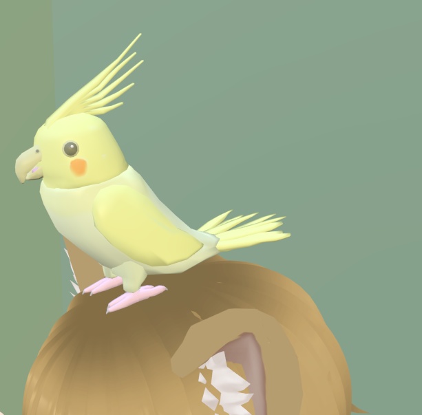 【VRChat】オカメインコ【3Dモデル】Vo._24_